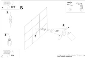 Sollux SL.1285 - Fali spotlámpa VERDO 1xGU10/10W/230V fehér