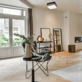 Mennyezeti lámpa SIRJA SQUARE 2xE27/60W/230V 35x35 cm fekete