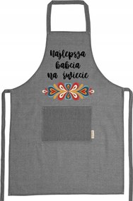 Újrahasznosított Pamut Kötény Öko Nagymama Ajándék Nagymama Nap Nagymama