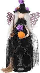 Stobaza Halloween Tree Topper 27 9cm Fekete Szoknyával