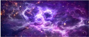 Kép - Lila Univerzum (120x50 cm)