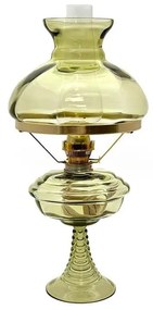 Petroleumlámpa MILADA 50 cm erdőzöld színben