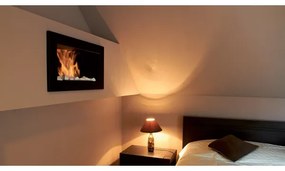 Beépíthető BIO kandalló GOLF 37,4x64,8 cm, 1 kW, fekete