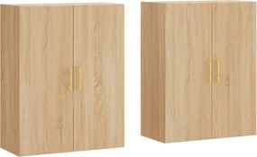 vidaXL 2 db sonoma tölgy fali szekrény 69,5 x 34 x 90 cm