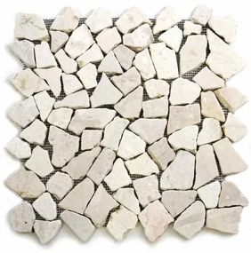 Márvány mozaik Garth, burkolat - krémszín