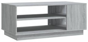 szürke sonoma szerelt fa dohányzóasztal 102x55x43 cm
