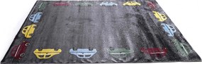 Nova fiús autós gyerekszőnyeg szürke