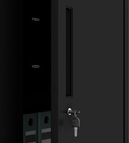 Megan Czarny - szuflada pojedyncza 185 cm