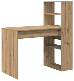 tárolós íróasztal Művészi tölgy 113x54x120 cm Mérnöki fa