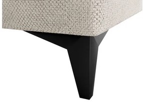 Franciaágy 160 cm Hebara 2 (sötétszürke) (ágyráccsal és matraccal) (tárolóhellyel) (LED világítással). 1104242