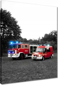 Vászonkép 40x50 Tűzoltóság