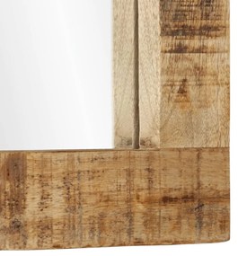 2 részes tömör mangófa fürdőszobai bútorszett