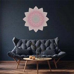 Falmatricák - Mandala rózsaszín