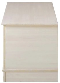 Fehér borovi fenyő tárolóláda 80x45 cm Anita – Støraa