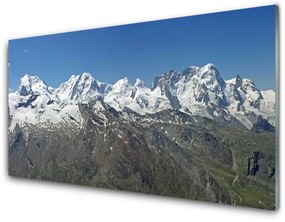 Akrilüveg fotó Snow Mountain Landscape 140x70 cm