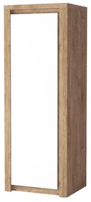 Ruhásszekrény Livia 02 (ribbeck tölgy + fényes fehér). 1057858