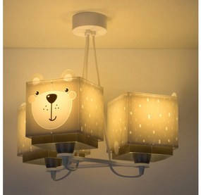 Dalber 64577 - Gyerek csillár LITTLE TEDDY 3xE27/60W/230V 64577