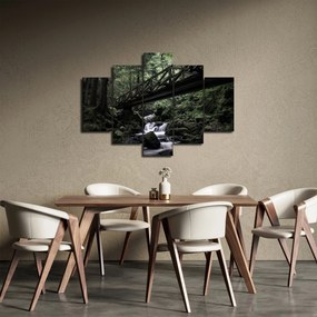 Fekete erdő képe (150x105 cm)