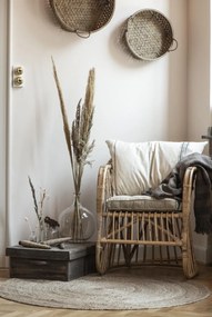 IB Laursen Juta szőnyeg ROUND NATURAL 120 cm