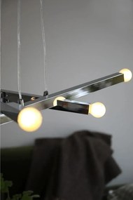 Ezüstszínű fém függőlámpa Stack – Markslöjd