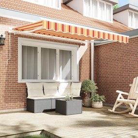 Napernyő csere anyag 3.5x2 m-es keretre, színes csíkos