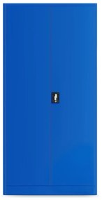 Fém műhelyszekrény polcokkal BRUNO, 920 x 1850 x 500 mm, kék