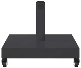 Kültéri Napernyő Tartók Sötétszürke 45 x 45 x 32 cm Acél, Beton
