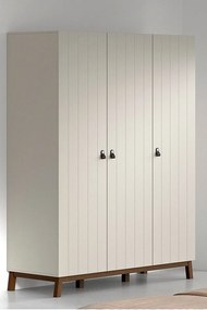 Bézs gyerek ruhásszekrény 149x196x58 cm Sezane – Vipack