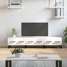 Fehér műfa TV-szekrény 150 x 35 x 55 cm