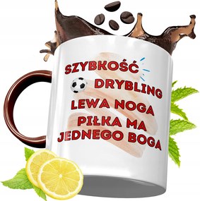 Bordó Bögre Labdarúgónak Születésnapi Ajándék fényképes nyomtatással