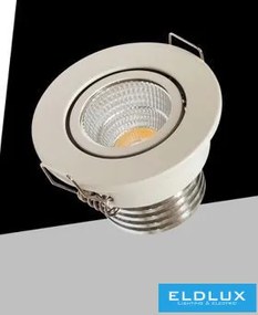 UNIVERSO Mini spot lámpatest 3w 3000k 270lm 30° IP20 Fehér D52x40mm Kivágás:D45mm