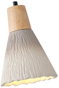 Csillár zsinóron 1xE27/15W/230V krémes