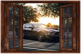 Poszterek 60x40 Fekete fenevad Mustang