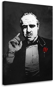 Gario Vászonkép Keresztapa, Vito Corleone portré - Nikita Abakumov Méret: 40 x 60 cm