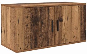 vidaXL Fali TV szekrény szett 3 pcs Öreg fa 80 x 34,5 x 40 cm Faanyag
