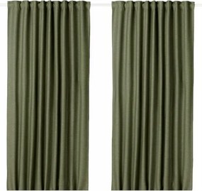 Ikea Vilborg Árnyékoló függöny,zöld,145x300cm