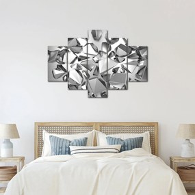 A 3D absztrakció képe (150x105 cm)