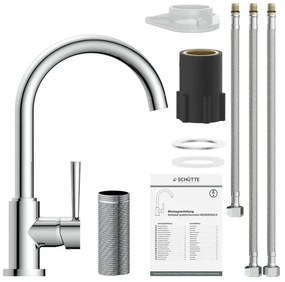 Schütte 79119 - CORNWALL mosogató csaptelep, fényes króm