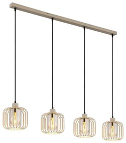 Globo 15758-4H - Kábeles csillár ALFRED 4xE27/40W/230V