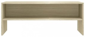 sonoma tölgy színű szerelt fa TV-szekrény 100 x 40 x 40 cm