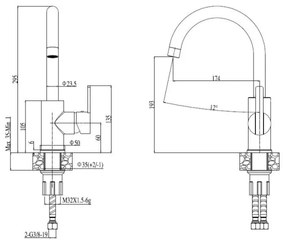 ALVEUS SET0026 - LINE konyhai mosogató + TONIA mosogatócsaptelep 29,5 cm selyemfényű/króm