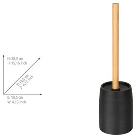 Fekete poligyanta WC-kefe Altavalle – Wenko