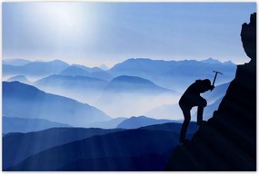 Poszterek 120x80 Magashegyi hegymászás