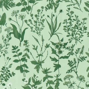 Öntapadós tapéta Vízálló Minta Zöld virágok Levelek 44x300cm erős