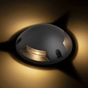 RENDL TOPTOP S III antracitszürke 230V LED 3x1W IP67 3000K