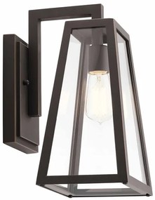 Kichler KL-DELISON-M-RZ - Kültéri fali lámpa DELISON 1xE27/60W/230V IP44