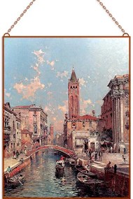 Unterberger-Venice2 üvegkép, falikép
