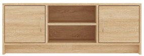 sonoma tölgy színű szerelt fa fali TV-szekrény 102x30x37,5 cm