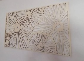 Absztrakt fa kép a falon furnérlemezből készült 3D effektus SAMUEL
