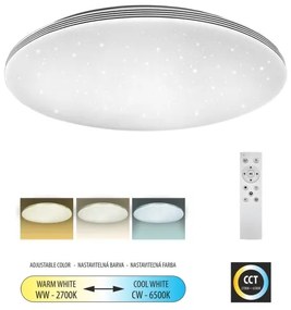 LED Dimmelhető mennyezeti lámpa VENTA LED/60W/230V 2700-6500K  + távirányító